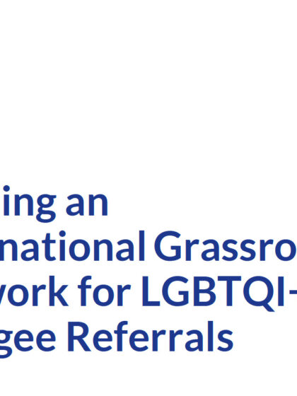 Building an International Grassroots Network for LGBTQI+...